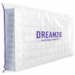 Dreamzie - Schutzhülle aus Kunststoff für Matratzen - Für Umzug, Lagerung & Transport - Aufbewahrungstasche für Matratzen - Robuste Matratzenhülle mit Reißverschluss - Matratzenhülle 180x200 cm