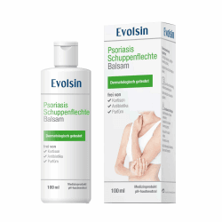 VERGLEICHSIEGER: Evolsin® Psoriasis Creme I ohne Kortison I Schuppenflechte Salbe mit patentierter Wirkweise I Der Balsam beruhigt gereizte, juckende, irritierte und trockene Haut