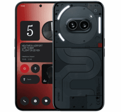 Nothing Phone (2a) 12+256GB - Handy ohne vertrag mit Nothing OS 2.5 - Schwarz