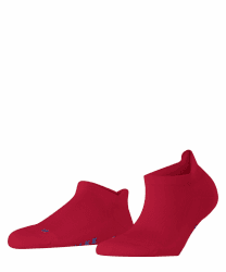 FALKE Damen Cool Kick Sneaker Sneakersocken schnelltrocknendes atmungsaktives nachhaltiges Funktionsmaterial leichte Polsterung Plüschsohle kühlend bequem sportlich flache Naht 1 Paar 39-41 Rosa Red Pepper 8074