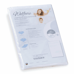 aqua-textil Welfare Matratzenschoner 140 x 200 cm Bambusfaser Unterbett Polyurethan TPU Auflage wasserdicht Schutzbezug