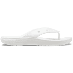 Crocs Unisex Classic Flip Zehentrenner 48/49 EU Weiß