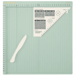 Vaessen Creative Score Easy Großes Mehrzweck Falzbrett Cm Minze, Mintgrün, 30,5 x 30,5 cm