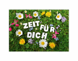 Minkocards XXL Abschiedskarte Karte für Rente Kündigung Mutterschutz mit Umschlag in A4-Format große Glückwunschkarte Klappkarte für Kollegin Kollegen Blumen