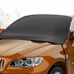 Priksia Frontscheibenabdeckung Winter,Scheibenabdeckung Auto,Ultra-Dick Windschutzscheibenabdeckung mit 4 Magnet Fixierung, Autoscheibenabdeckung für SUV, LKW und Auto