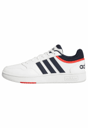 adidas Herren Hoops 3.0 Low Classic Vintage Shoes Schuhe 46 EU Ftwr White Legend Ink Vivid Red