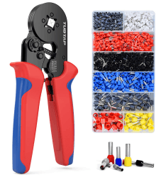 Aderendhülsenzange Set - TUBTAP® Crimpzange Aderendhülsen Set mit 1200 stück Aderendhülsen mit 1200 stück Aderendhülsen Tool Kit