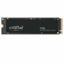 Crucial T700 1TB SSD PCIe Gen5 NVMe M.2 Interne SSD, bis zu 11.700MB/s, Microsoft DirectStorage, PCIe 4.0 abwärtskompatibel, Solid State Drive - CT1000T700SSD3