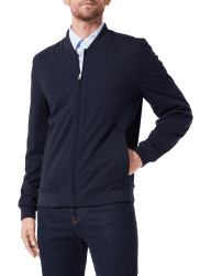 s.O Jogg: Bomberjacke aus Stretch-Jersey 3XL Blau