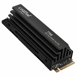 Crucial T705 2TB SSD PCIe Gen5 NVMe M.2 Interne SSD mit Premium-Kühlkörper, bis zu 14.500MB/s, Microsoft DirectStorage, PCIe 4.0 abwärtskompatibel, Solid State Drive - CT2000T705SSD5