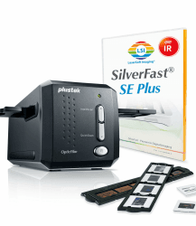 Plustek OpticFilm 8200i SE 35mm Dia/Negativ Filmscanner (7200 dpi, USB) inkl. SilverFast SE