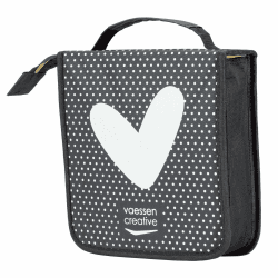 Vaessen Creative Aufbewahrungsmappe, 25 x 25 x 8 cm, schwarz