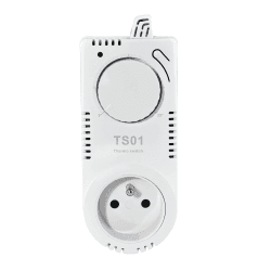 Fenix 9900330 Thermostat/Steckthermostat TS 01, temperaturabhängig geschaltete Steckdose mit einfacher analogen Steuerung für die Regulierung, 11 28 Grad C, 230 V/50 Hz (Czech Plug)
