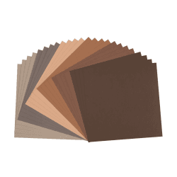 Florence Cardstock multipack texture 30.5x30.5cm, Braun