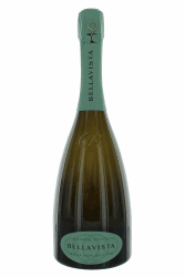 Bellavista Grande Cuvée Alma di Lombardia Non Dosato, Chardonnay Pinot Noir, Trauben, Plant Based - 1 Flasche 750 ml
