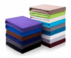 Hometex Premium Textiles Topper Spannbettlaken Spannbetttuch 140-160 x 200 cm, Bettlaken für Matratzentopper, 100% Baumwolle Jersey, Matratzen bis 10 cm, Oeko-TEX Made IN Green, Silber