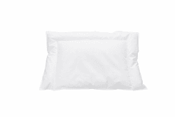 Böhmerwald KIDS Kopfkissen, allergikergeeignet, 90% Daunen / 10% Federn, Füllgewicht: 60gr., Flachkissen, Größe: 40x60 cm, OEKO-TEX ® STANDARD 100, Weiß