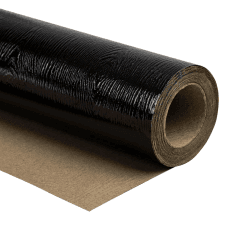 RUSPEPA Geschenkpapierrolle - Basics Glänzend Schwarz Für Geburtstag, Urlaub, Hochzeit, Babyparty - 43,2 cm X 5 m