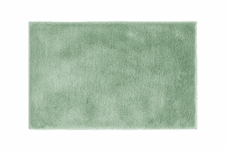 andiamo Badematte rutschfest Florida - Badezimmerteppich weich und flauschig - Badteppich rutschfest waschbar Duschvorleger Badvorleger für Badezimmer 50 x 80 cm Salbei