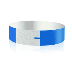 Vicloon Einlassbänder, 100 Stück Event Armbänder, Partybänder, Wasserdicht, Armbänder 19 x 255mm, Eintrittsbänder zur Kontrolle und Sicherheit bei Veranstaltungen und Events, für Partys(Blau)