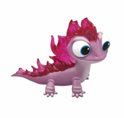 Bullyland 13515 - Spielfigur Salamander Bruni aus Walt Disney Die Eiskönigin, ca. 7,2 cm, detailgetreu, ideal als kleines Geschenk für Kinder ab 3 Jahren