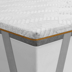 Slybear Topper 180x200cm, H3 H4, 7,5cm Höhe Matratzentopper, Bequemer 180x200 Gelschaum Matratzen Topper mit atmungsaktivem und waschbarem Bezug für Boxspringbett Wohnwagen Sofa Bett