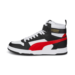 PUMA Unisex Rbd Game Sneaker 40 EU Puma White High Risk Red Puma Black Puma Team Gold