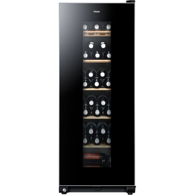 Haier WS59GAE Weinkühlschrank für 59 Flaschen/Freistehend/UV undurchlässige Glasscheibe/Türschloss