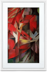Netgear MEURAL Canvas II MC321WL Smart Art Digitale HD-Leinwand 41 x 61 cm (Weißer Rahmen, 21.5 Zoll, Gemälde & Fotografien in naturgetreuen Details wiedergegeben, NFT Crypto Art, WLAN mit App)