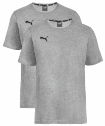 PUMA Herren Teamgoal 23 Casuals Tee T-Shirt T-Shirt Grey - 2er Pack M