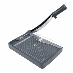 JIELISI Papierschneider (Bis 80g A4, 12 Blatt Schneidleistung) Manuell Schneidemaschine, Papierschneidemaschine, Hebelschneider, Schere für Papier und Fotos, höchste Präzision