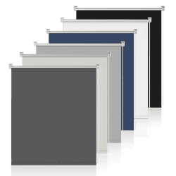 Verdunklungsrollo Klemmfix Rollo ohne Bohren Dunkelgrau B70 x H150cm-Stoffbreite 65cm Fenster Verdunkelung Jalousie Jalousien Sonnenschutz Fenster innen ohne Bohren Dunkelgrau B70 x H150 cm