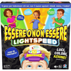 Editrice Spiele, Sein oder Nicht Lightspeed, das klassischste unter den Brettspielen, um zu erraten, wer du bist mit Licht und Geräuschen, Kartenspiele für Kinder, Brettspiele, 6+ Jahre