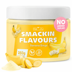 He-Ju Flavour Pulver Banane vegan, Geschmackspulver ohne Kalorien mit Bananen Geschmack, 1x 250g