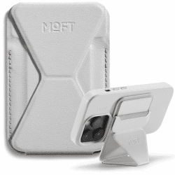MOFT Magnetischer Handy Wallet Ständer, Veganem Leder Kartenhalter Stand Kompatibel mit Magsafe iPhone 15 14 13 12 Serie, 3 Betrachtungswinkel