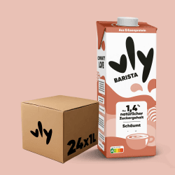 vly - Die cremig leckere Milchalternative aus Erbsen + Calcium | 100% pflanzlich | Vegane Milchalternative BARISTA zum Aufschäumen für Kaffee | Eiweiß & zuckerarm, Erbsenproteindrink Protein Drink