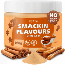 He-Ju Flavour Pulver Zimt Zauber 250g, vegan, Zimtgebäck Geschmackspulver zum Süßen fast ohne Kalorien