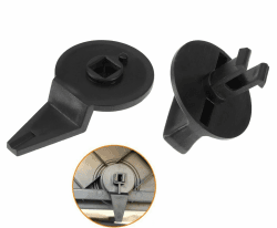 Halter Warndreieck Heckklappe,Warndreieck Abdeckung,Warndreieck Abdeckung Knauf Halter Clip Ersatz，Kompatibel mit Touran Kompatibel mit Bora Kunststoff Schwarz