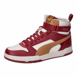 PUMA Unisex Rbd Game Sneaker 38 EU Alpine Snow Caramel Latte Intense Red