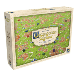 Hans im Glück, Carcassonne Big Box V3.0, Grundspiel + Erweiterungen, Familienspiel, Brettspiel, 2-6 Spieler, Ab 7+ Jahren, 40+ Minuten, Deutsch, Mehrfarbig, Bunt