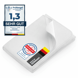 Dreamzie - Molton Matratzenschoner 180x200 Baumwolle 300 GSM - mit 4 Eckgummis
