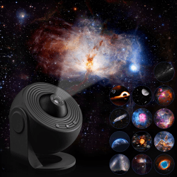 Febotak Sternenhimmel Projektor, Planetarium Projektor Lampe Sternenhimmel für Schlafzimmer Kinder Erwachsene mit 13 Planeten Discs, Nebel/Mond/Himmels Galaxie Projektor, Starry Nachtlicht Projektor