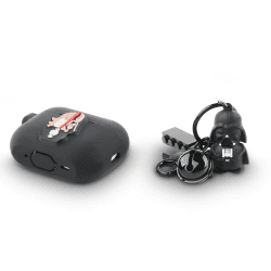 XMBYGY Airpods Pro 2nd Generation Case Cover mit Puppe und Schlüsselanhänger, Cute Skin Design Silikon Ladecase Schutzhülle Zubehör Kompatibel für Airpods Pro 2 Case 2022 (Sith)