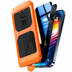 TOCOL für iPhone 13 Pro Max/iPhone 14 Plus für Panzerglas Sichtschutz, Full Screen Auto-Installation 0 Blasen 9H Härte Stoßfest Kratzfest Anti-Fingerabdruck Blickschutz Schutzglas, 2 Stück