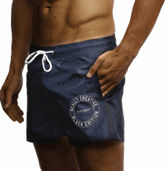 Leif Nelson Herren Sommer Badehosen Badeshorts Schwimmhose Schwimmshorts Beachshorts Strand Shorts Kurze Hosen Freizeithosen LN9210 S Dunkel Blau