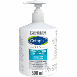 CETAPHIL PRO ItchControl Protect Schützende Handcreme, 50ml, Für sehr trockene und gereizte Hände, Stärkt die Widerstandskraft der Hände, Mit Jojoba-Öl & Glycerin