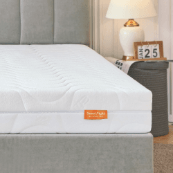 Sweetnight Matratze 90x200 Matratze H4 & H3 punktelastische Kaltschaummatratze 2 in 1 Liegehärten mit abnehmbarem Bezug anpassen an den meisten Bettformen Höhe 18cm