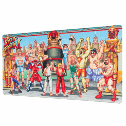 Grupo Erik Gaming Mauspad XXL Street Fighter Gaming Mousepad XXL rutschfest und Wasserabweisend Mauspad Groß - Mouse Pad XXL Gaming Schreibtischunterlage PC Zubehör Gaming