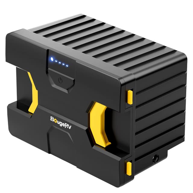 BougeRV 173Wh Akku für CRD/Rocky Auto Kühlbox 12v 230v Batterie Netzteil für Tragbare Kompressor Kühlbox BougeRV, Bodega, Alpicool, AAOBOSI Tragbare Powerstation, Abnehmbarer
