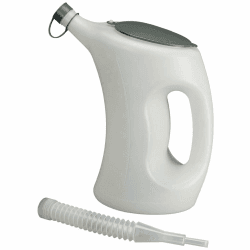 Pressol 0656240 Messbecher mit Deckel-FLA-PE, 5 l-weiß-transparent-0656240